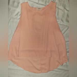 Elodie Peach Hi-Low Tank